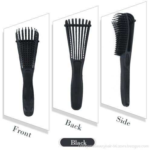 Free sample Curve Fast Drying Plastic Massage hair brushes Vent Detangling  4C Hair detangling hair  Brush